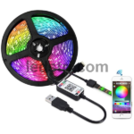 Світлодіодна стрічка RGB 5м з USB та керуванням через телефон