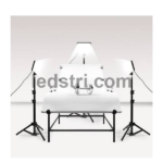 Набір для предметної фотозйомки LED світла Teyeleec (3 x LED лампи зі стійками + стіл PT-0610 (60 X 100 СМ. Студійне освітлення