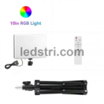 Лампа відеосвітло LED RGB | PM26 | 23x16 см | 96 світлодіодів | 2700K-6000K | Пульт | USB + Адаптер всередині