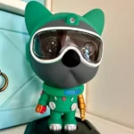 Нічник проектор зоряного неба, Космічний пес, зелений ( Spase Dog Galaxy )