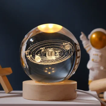 Нічник кришталева куля, Сонячна Система, від ЮСБ