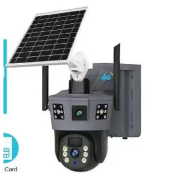 360 Камера Tp18 Чорна Вай Фай Wifi Solar Ptz 6Mp Camera App:V380Pro