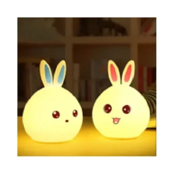 Акумуляторний Силіконовий Нічник Кролик Rabbit Soft Touch