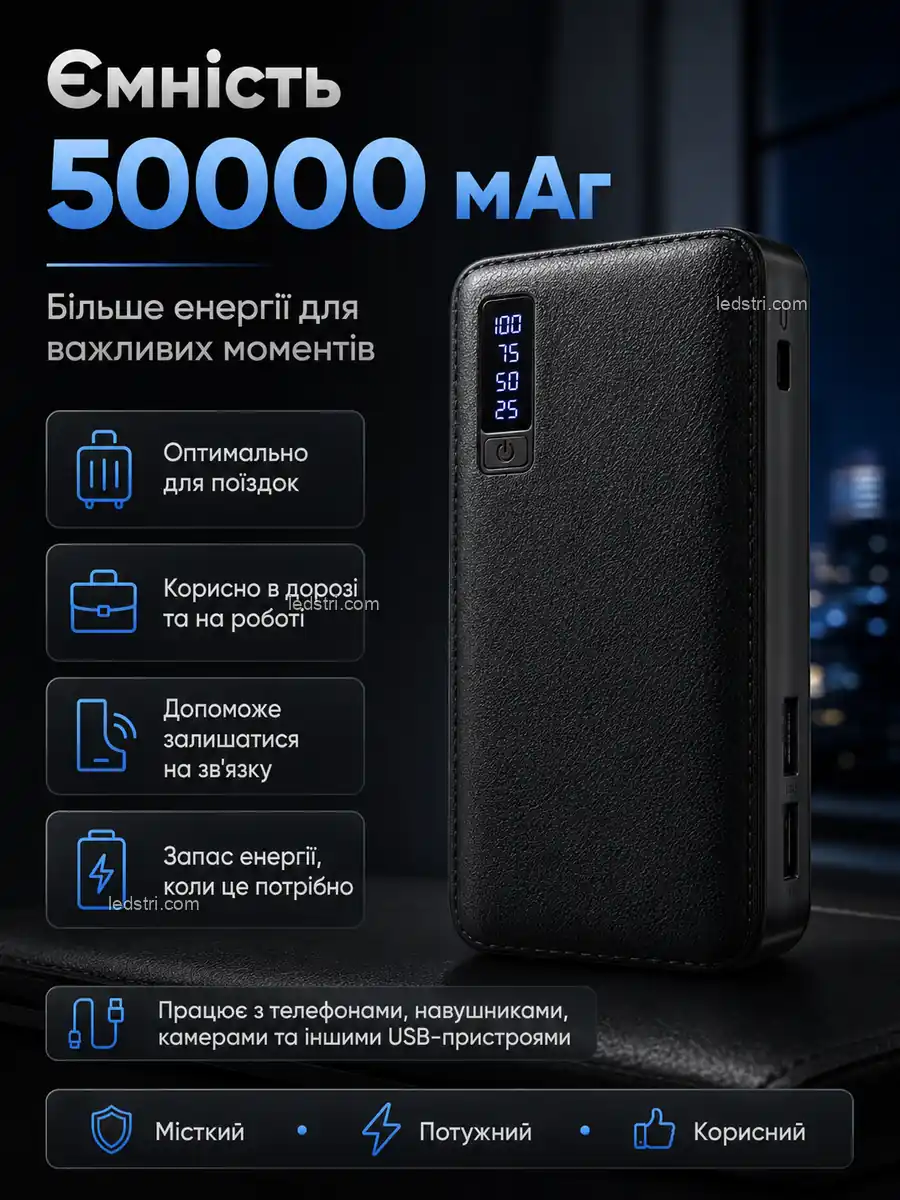 Розумний захист павербанка під час заряджання