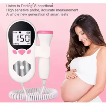 Допплер 3.0 МГц Для Прослуховування Серця Плода/Цв.: Рожевий Fetal Heart Rate Detector Xl-1311