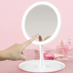 Дзеркало кругле з LED підсвіткою біле