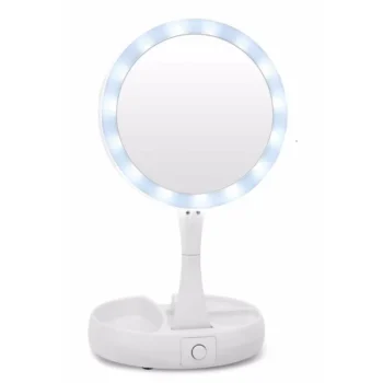 Дзеркало з підсвіткою кругле My Fold AWAY MIRROR