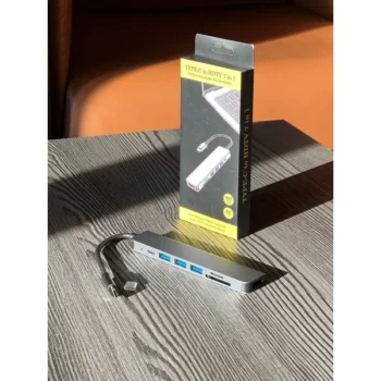 Хаб USB XoKo AC 500 Type C to RJ45+HDMI+2xUSB 3.0 7 in 1