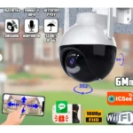 Камера поворотна 6 МП IP N18 6MP 360 ICSEE з блоком живлення