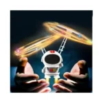 Літаючий Космонавт / Спіннер-Бумеранг З Led Підсвічуванням Від Usb Spaceman