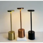 Настільна лампа Type C акумуляторна з сенсорним вимикачем чорна The Lamp HA 117