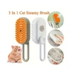 Парова гребінець для вичісування шерсті котів і собак 3в1 Steamy Brush