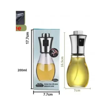 Пляшка-розпилювач для масла з нержавіючої сталі Borosilicate Glass