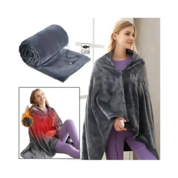 Пончо, Зігріваючий Плед З Підігрівом З Роботою Від Usb Electric Heating Shawl Blanket