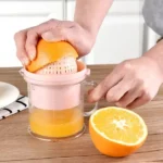 Ручна міні соковижималка з чашкою для фруктів JUICER XL 295