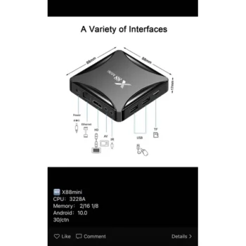 Смарт приставка X88 Mini roid 11 4/32
