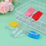 Силіконова щітка та лопатка для змащування Plastic Brush Set 682