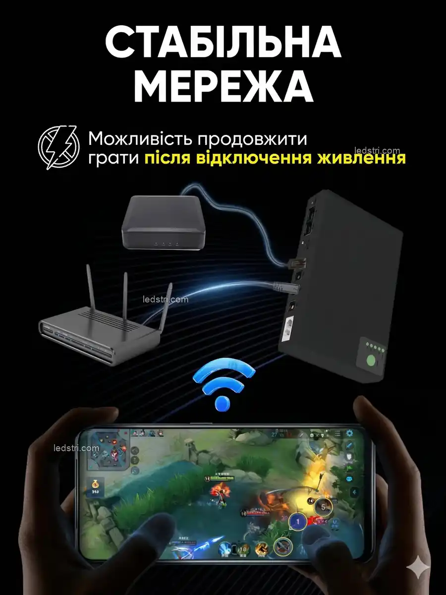 Портативний UPS для роутера