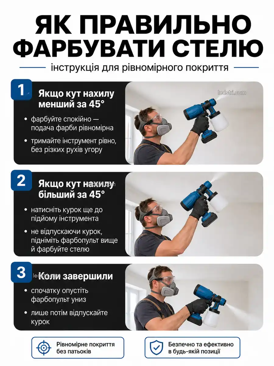 Фарбопульт для рівного нанесення фарби