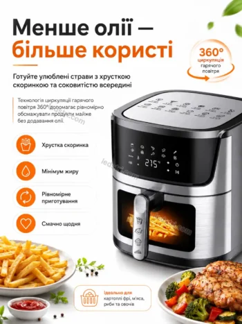 Аерофритюрниця AirCrisp Max 14л 4800 Вт