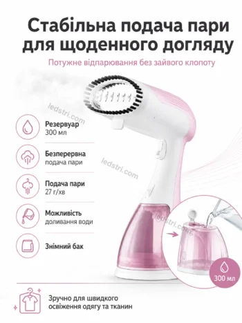 Ручний відпарювач SteamWand Brush300 2400 Вт