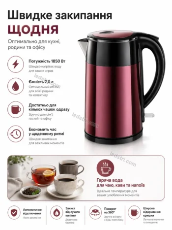 Електрочайник QuickBoil 2L 1850 Вт