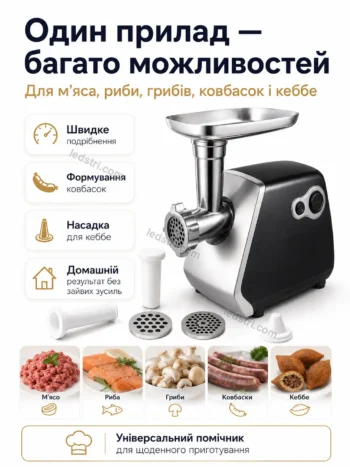 Електром'ясорубка MeatPro 3500 Вт