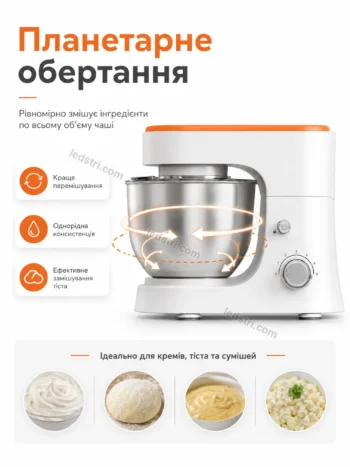 Тістоміс DoughMix Planet4 3000 Вт