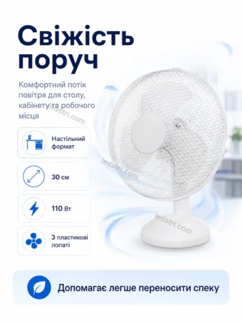 Настільний вентилятор AirFlow Desk 110 Вт