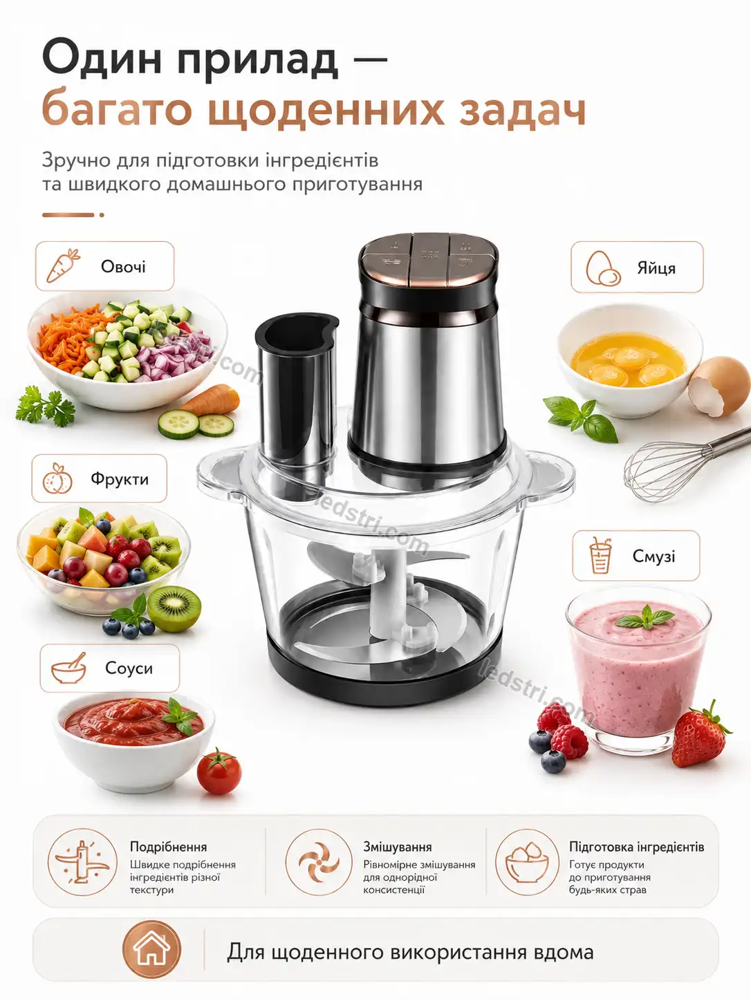 Як користуватися кухонним комбайном