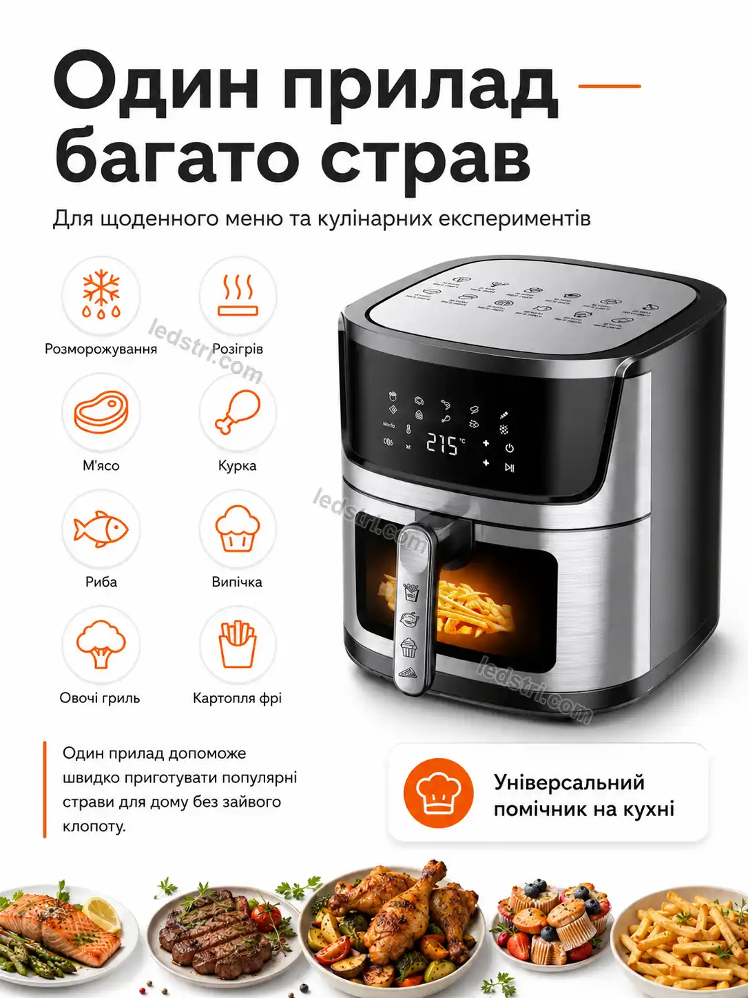 Як користуватися Air Fryer 14 л