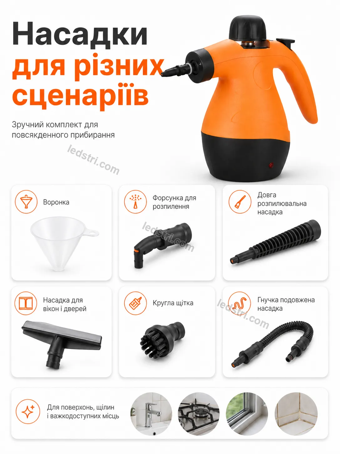 Переваги парового очищувача