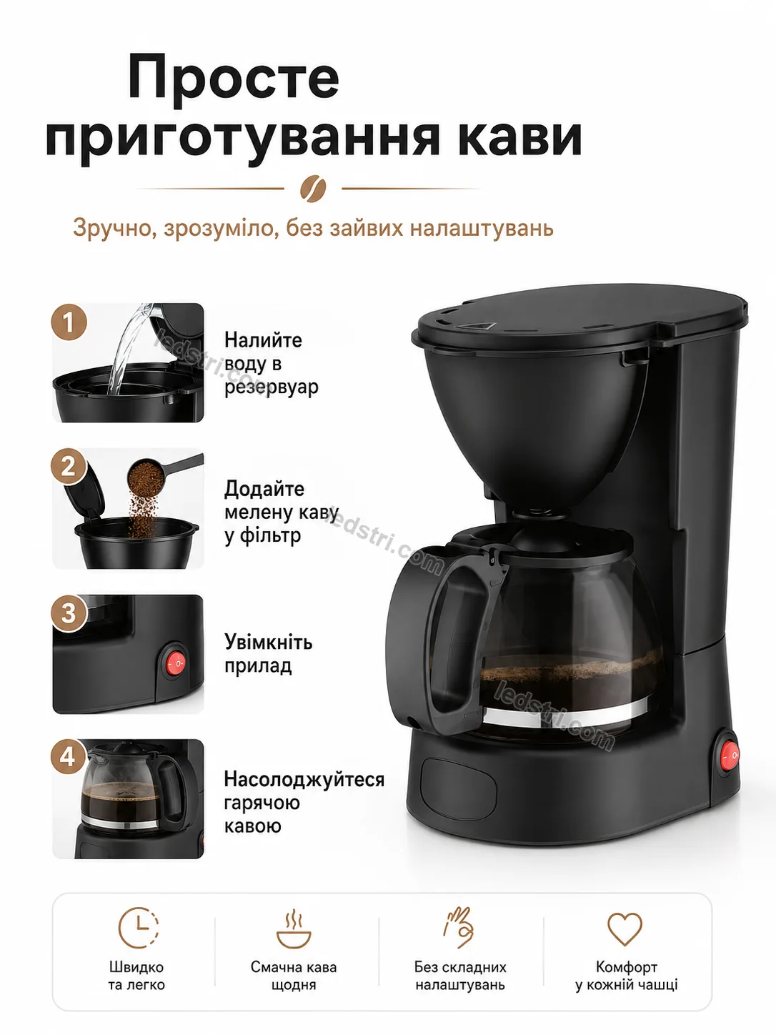 Переваги кавоварки