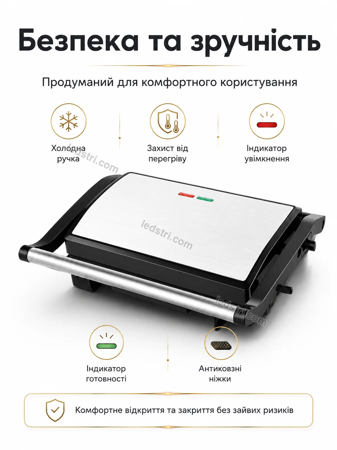 Сценарії використання контактного гриля