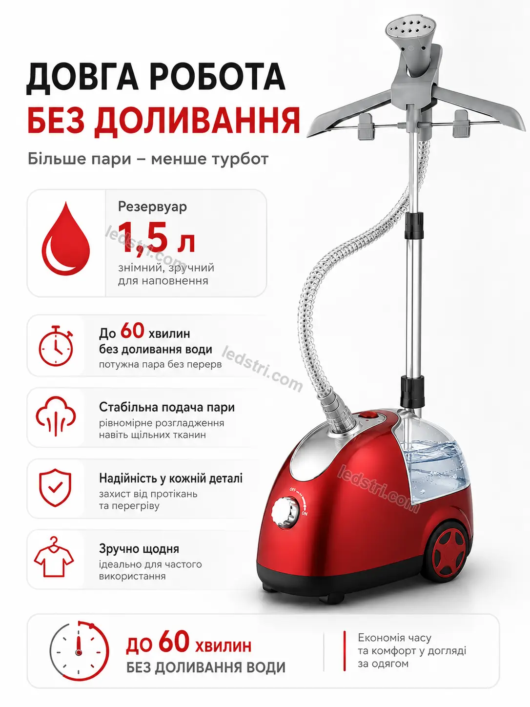 Переваги відпарювача