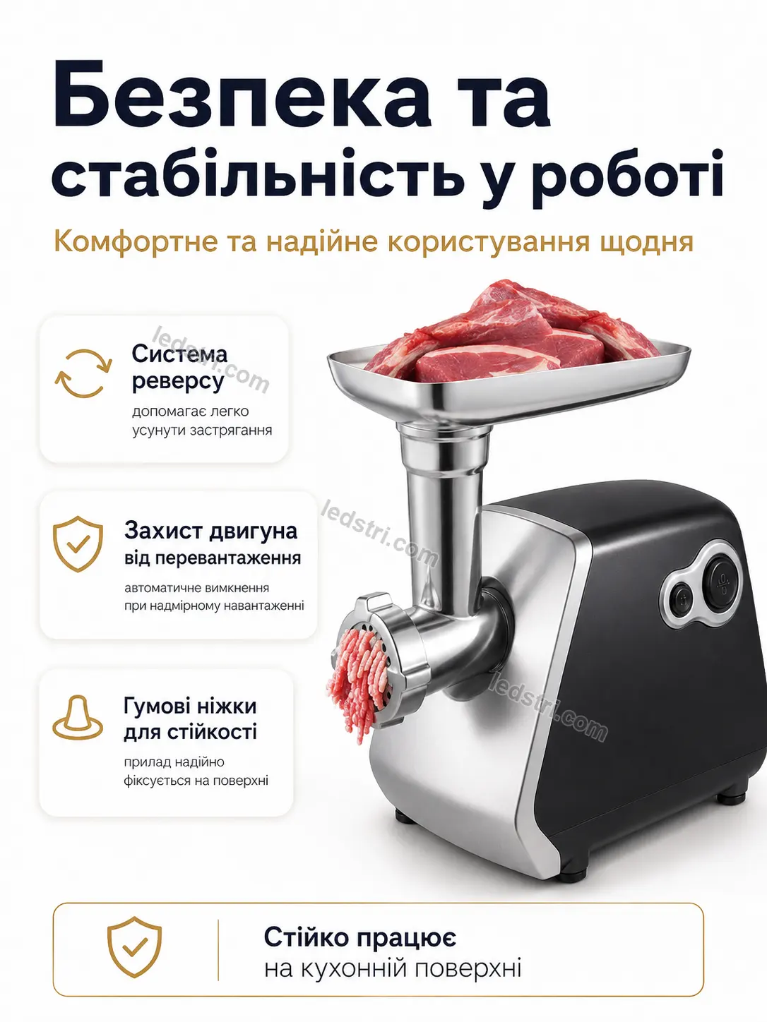 Сценарії використання м’ясорубки