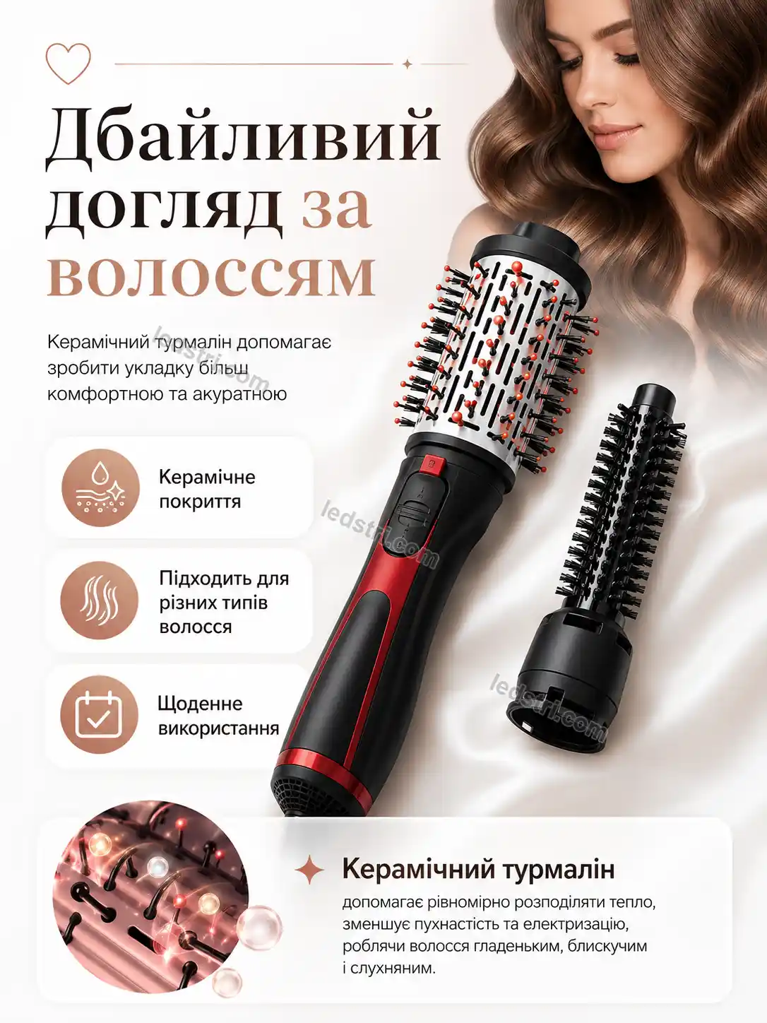 Насадки фен-щітки 5 в 1