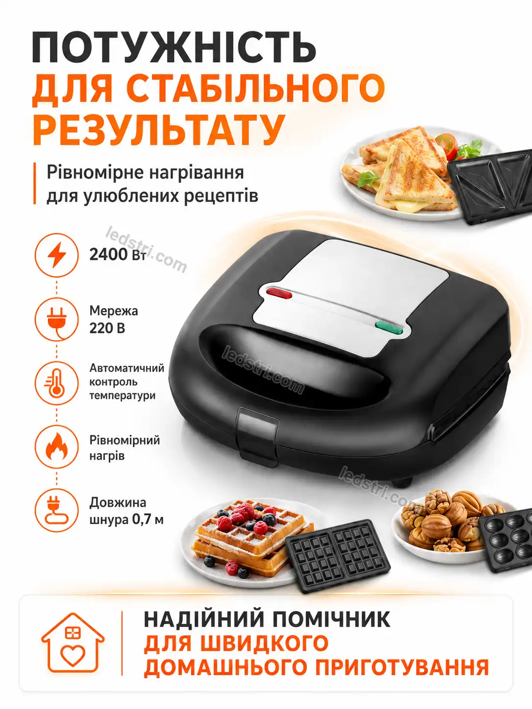 Переваги сендвічниці