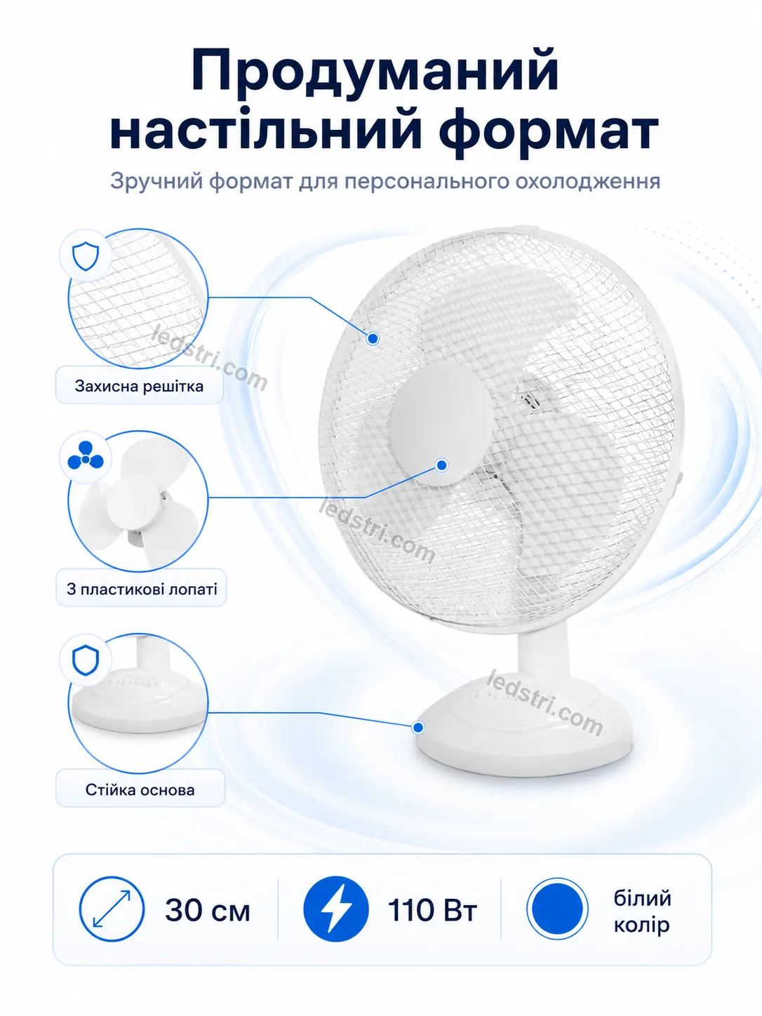 Для кого підходить настільний вентилятор