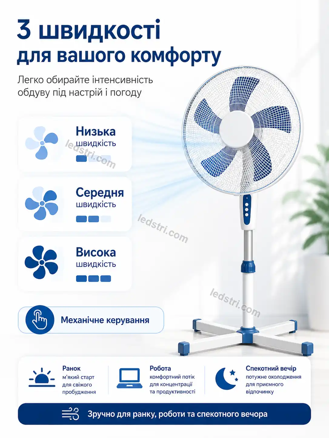 Вентилятор підлоговий перше фото