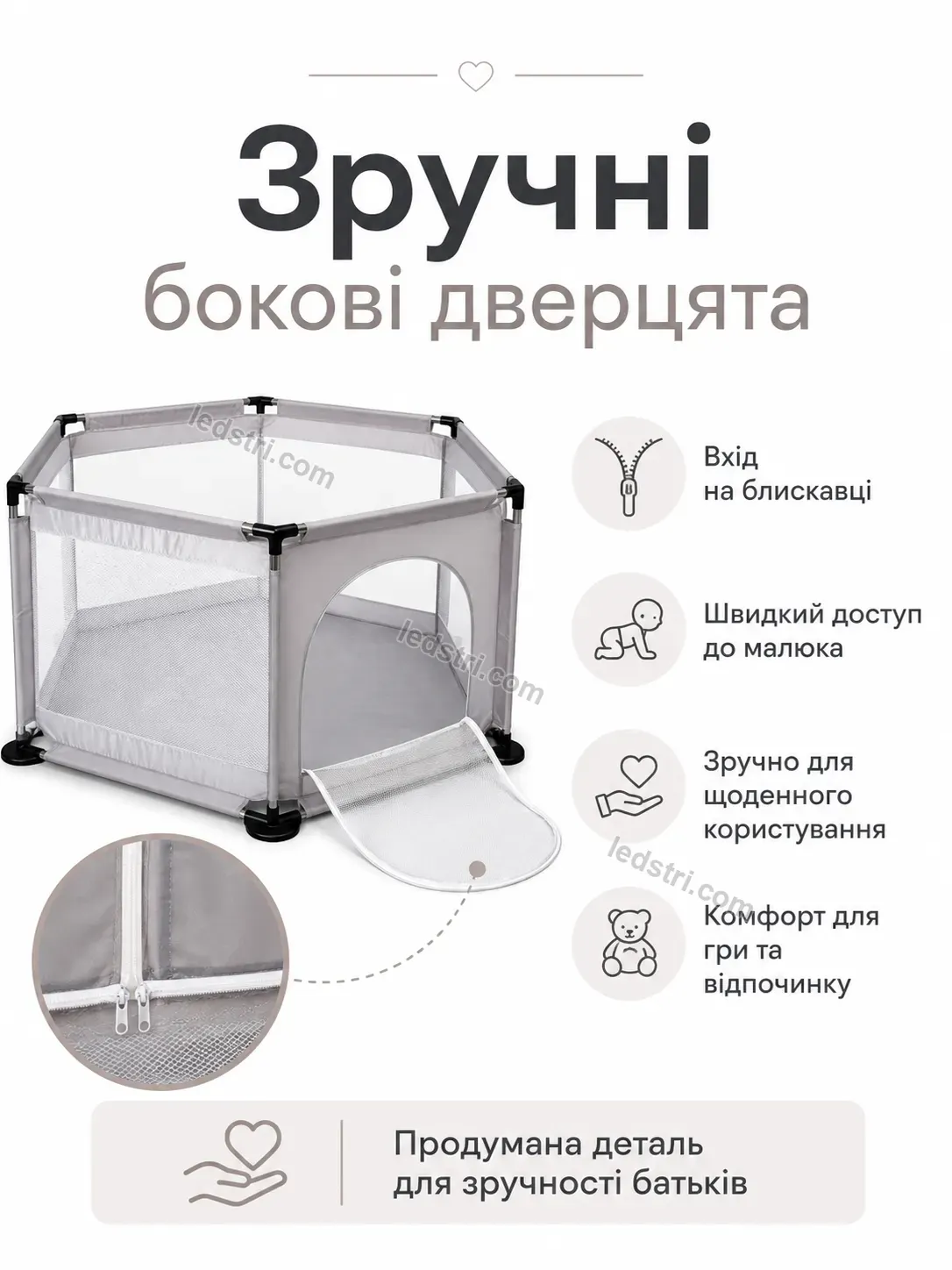 ✨ Дитячий манеж Faino Home Bright - використання