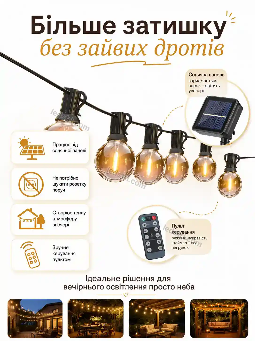 ✨ Гірлянда Vento Care Bright - деталі