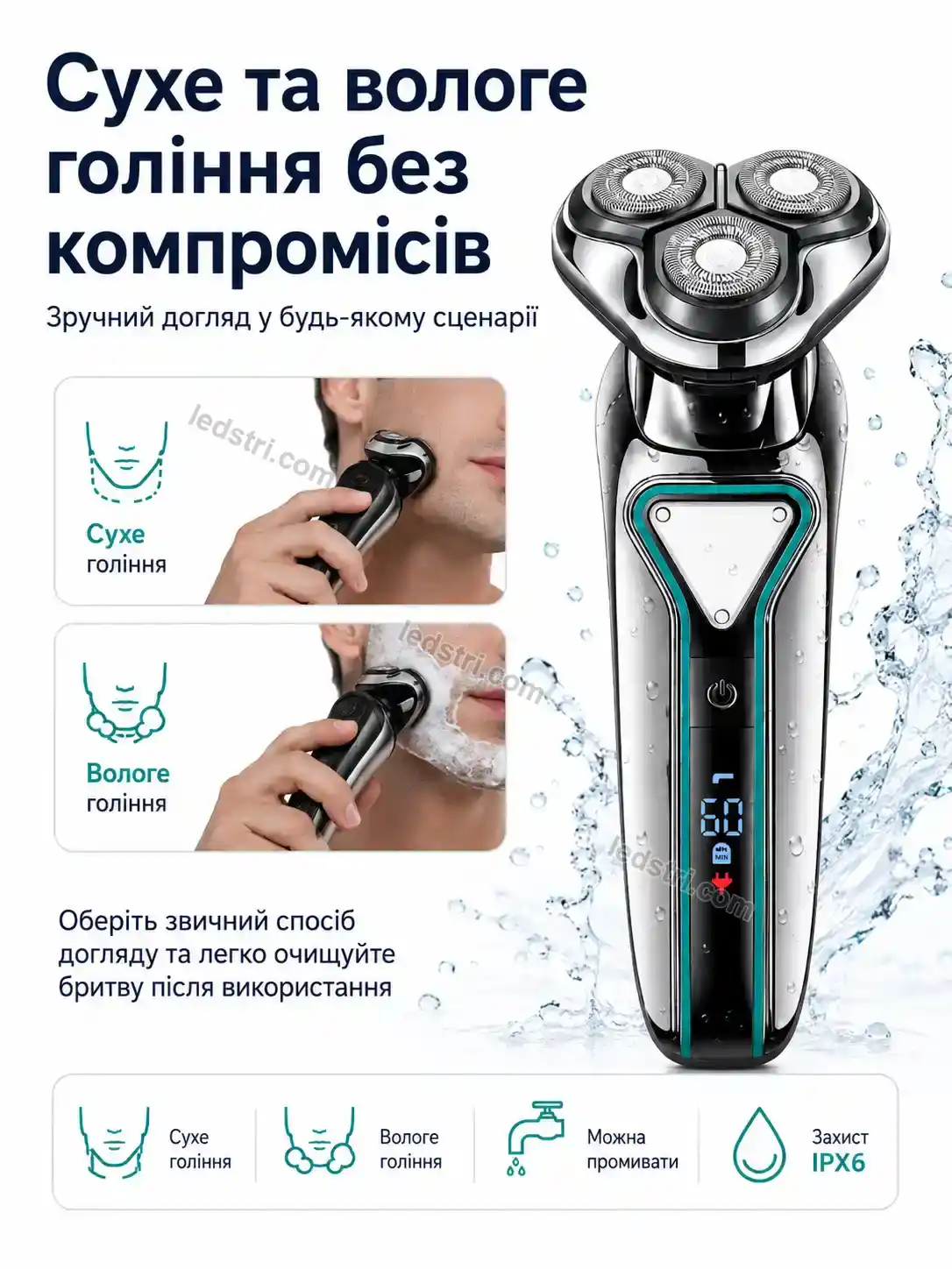 ✨ Електробритва Faino Plus Soft - використання