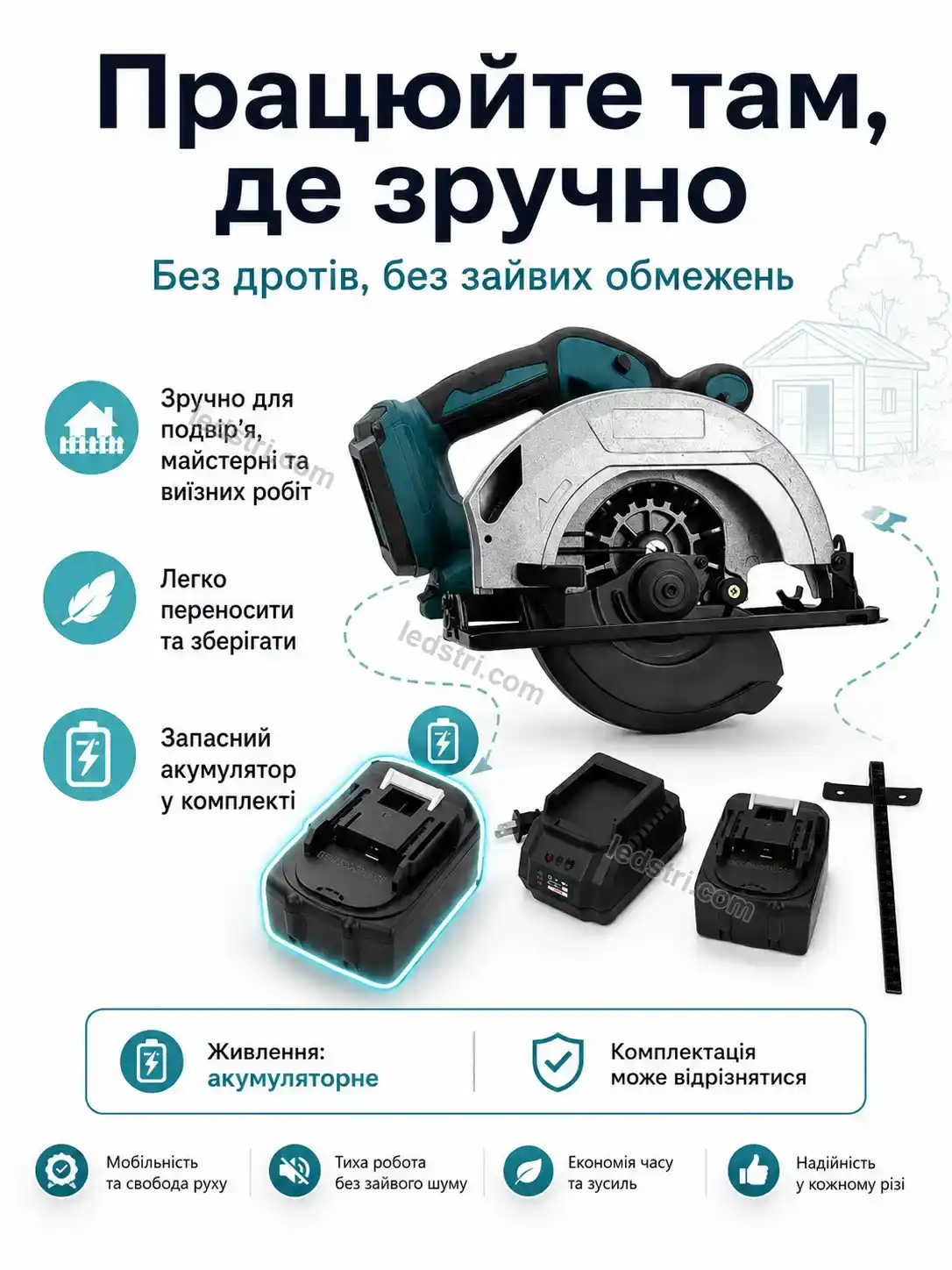 ✨ Циркулярна пилка Spark Go Calm - деталі