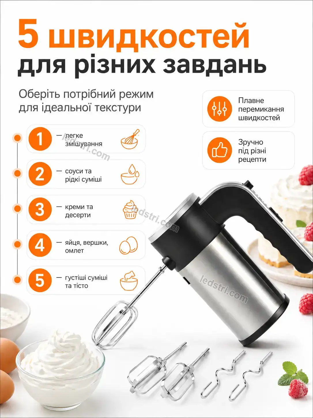 ✨ Міксер Brisk Home Soft - деталі