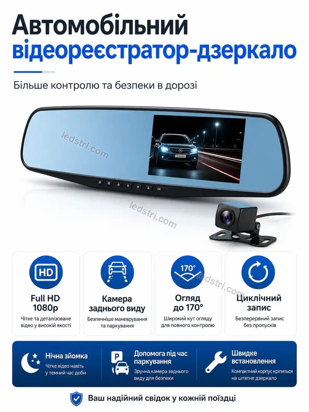 🚗 Автомобільний відеореєстратор Faino Go Urban