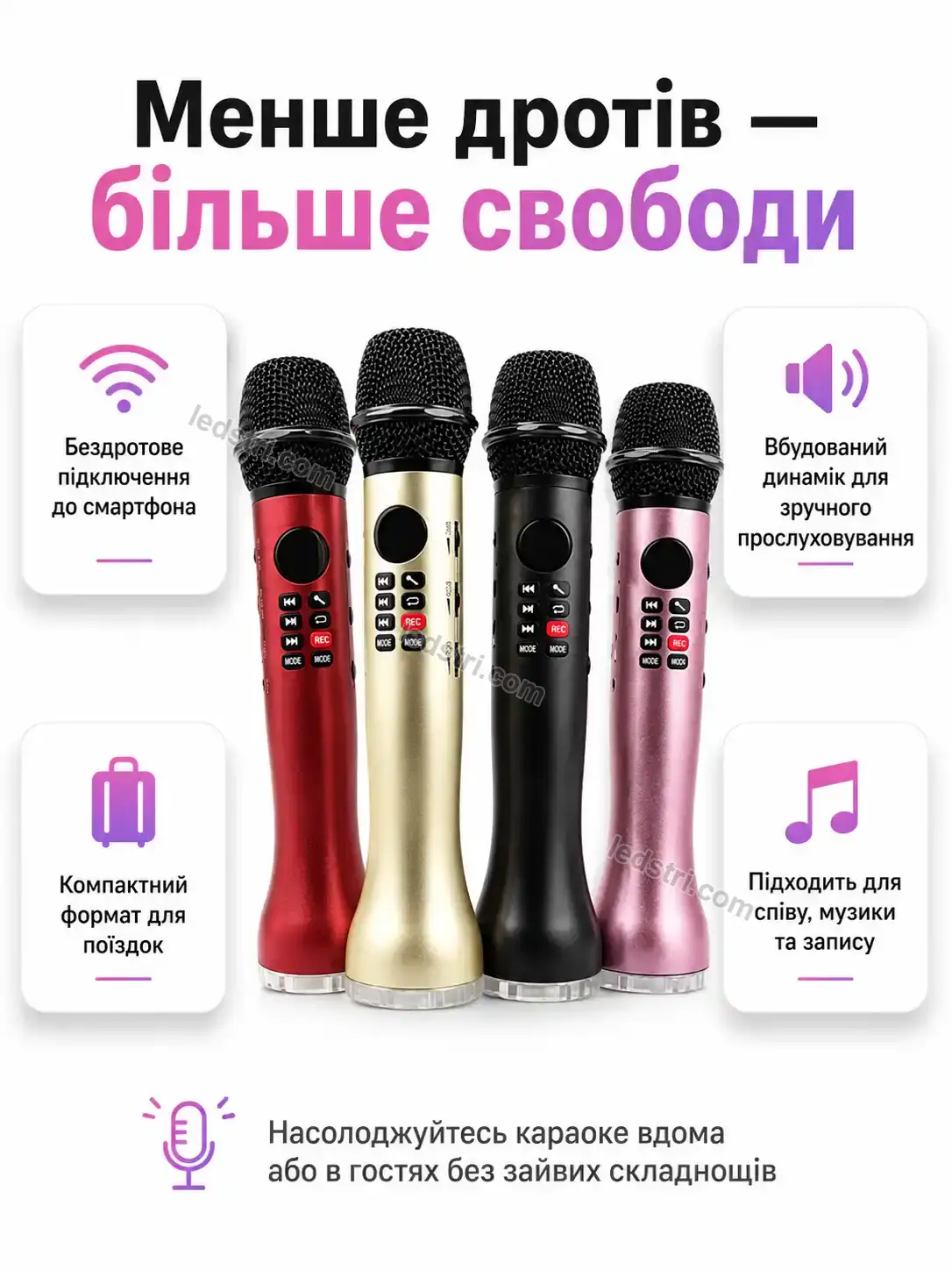 ✨ Мікрофон Faino Mini Soft - фото