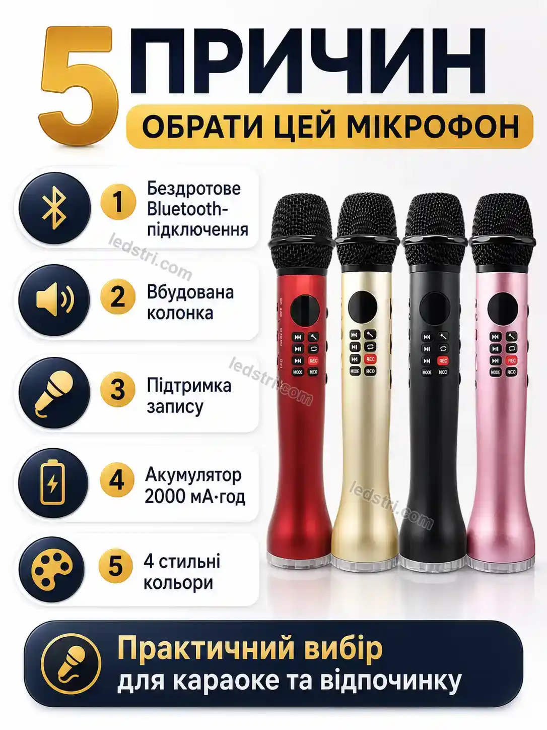 ✨ Мікрофон Faino Mini Soft - фото