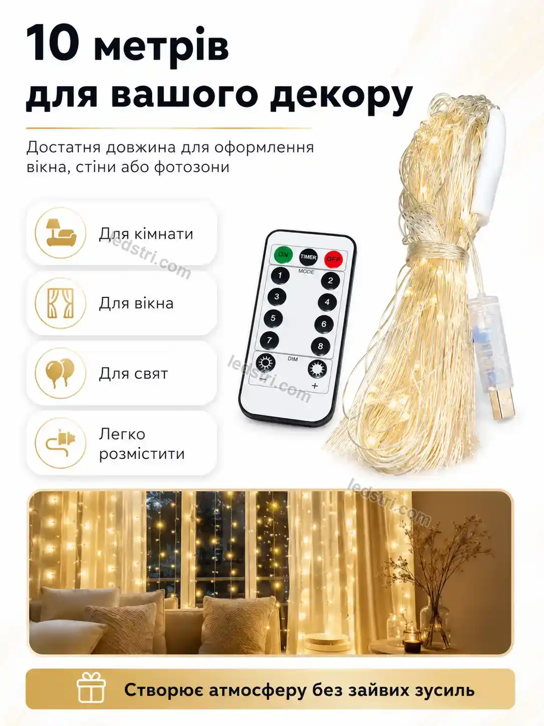 ✨ Гірлянда Rondo Home Soft - деталі