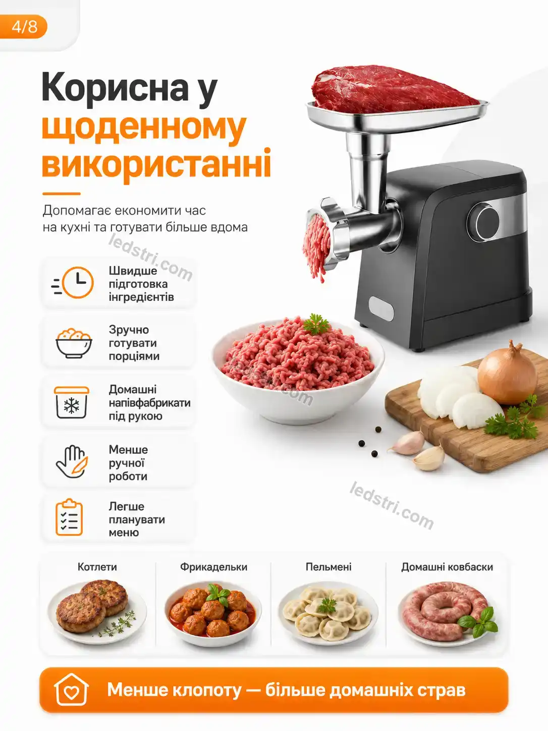 ✨ Мясорубка Brisk Plus Calm - використання